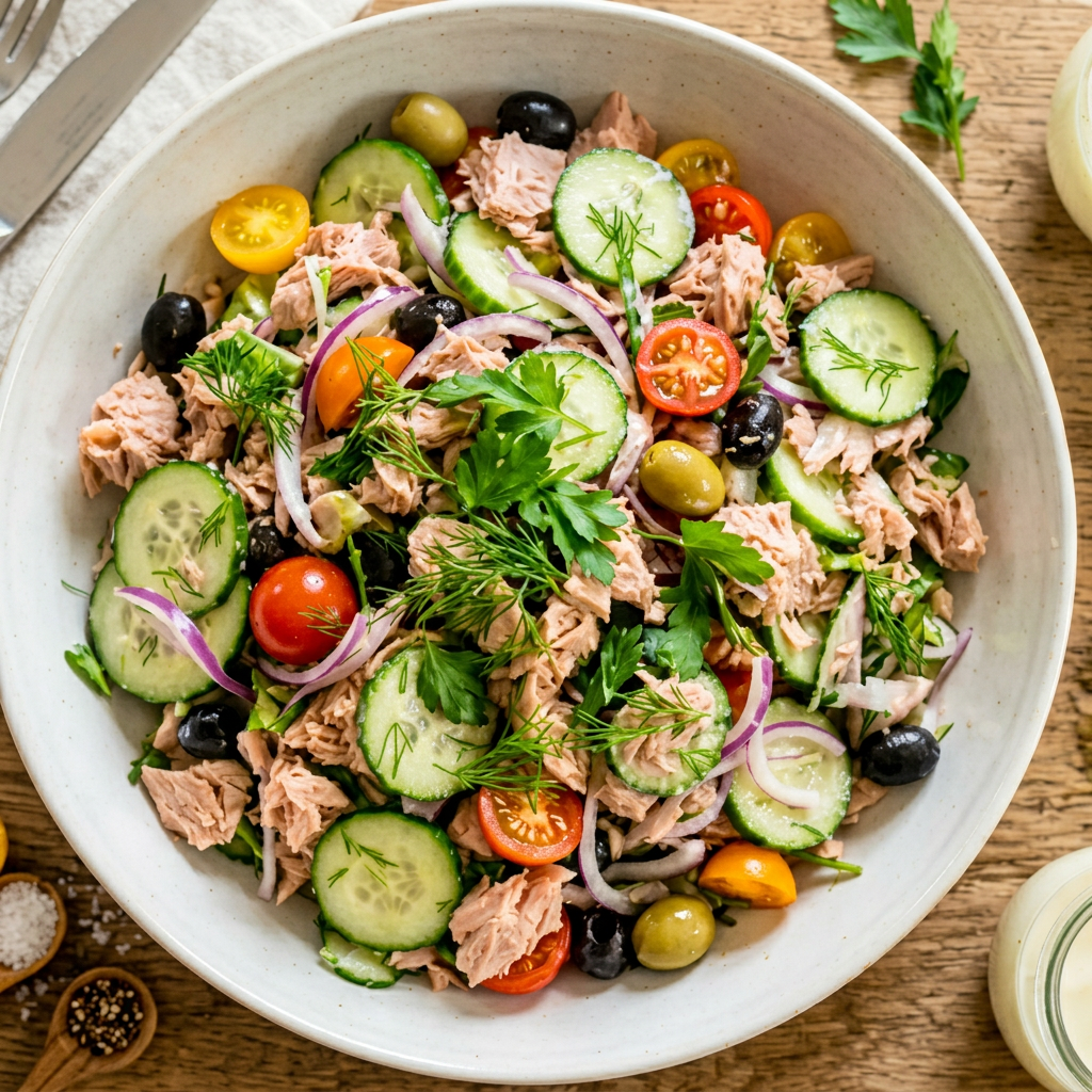Salade thon & quinoa