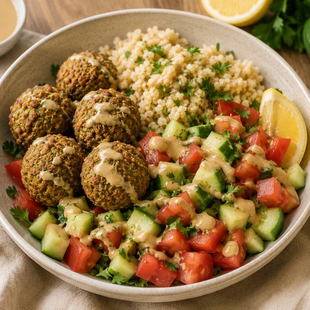 Salade falafel & boulgour